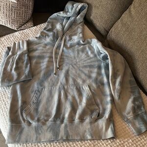 Gently Loved Blue Tie-Dye Hoodie by American Eagle 🦅 Unisex